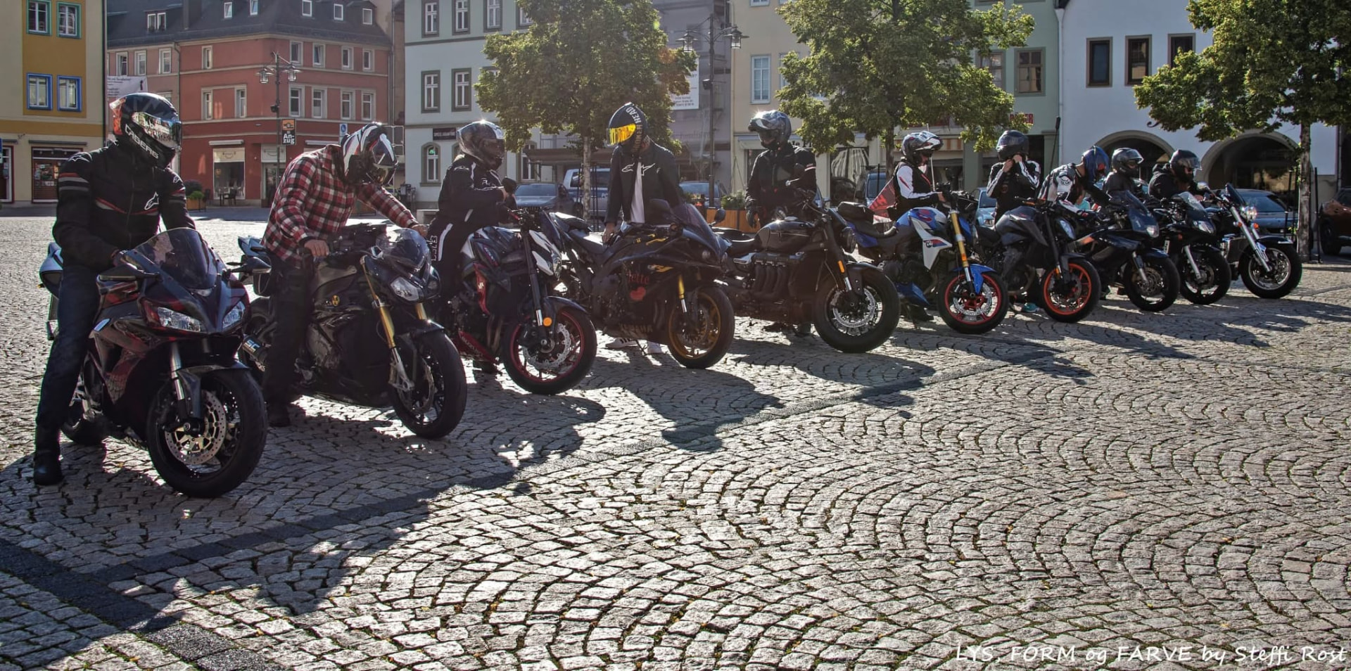 Motorradgruppe von Ride for Rescue